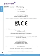 Preview for 18 page of Parweld XTT 202P Operator'S Manual