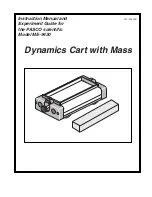 PASCO ME-9430 Instruction Manual And Experiment Manual preview