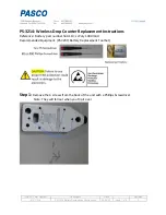 Preview for 1 page of PASCO PS-3214 Replacement Instructions