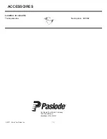 Preview for 20 page of Paslode CS200 Operating Manual And Schematic