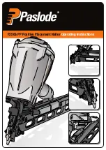 Paslode F250S-PP Operating Instructions Manual preview