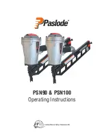 Paslode PSN90 Operating Instructions Manual preview
