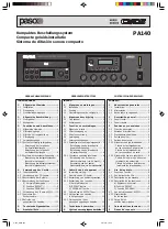 Предварительный просмотр 1 страницы Paso CMDS Series Complementary Instructions Sheet