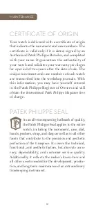 Preview for 12 page of Patek Philippe CALIBER 240 PS IRM C LU Manual