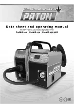 Paton ProMIG-200 Data Sheet And Operating Manual preview