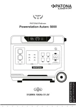 PATONA Platinum Powerstation Autarc 5000 Manual preview