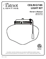 Patriot Lighting 20410 Owner'S Manual preview