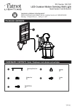 Patriot Lighting DJ2394 BLACK Quick Start Manual preview