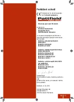 Preview for 55 page of Pattfield Ergo Tools PE-108 US Manual