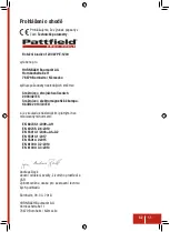 Preview for 55 page of Pattfield Ergo Tools PE-1200 Manual