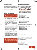 Предварительный просмотр 9 страницы Pattfield Ergo Tools PE-250 SHZ Instructions Manual