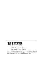 Preview for 9 page of Patton electronics 2020P Installation And Operation Manual