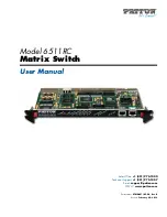 Preview for 1 page of Patton electronics 6511RC User Manual