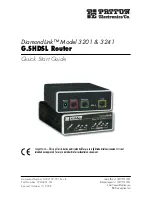 Preview for 1 page of Patton electronics DIAMONDLINK 3201 Quick Start Manual