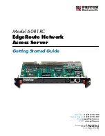 Preview for 1 page of Patton electronics ForeFront 6081RC EdgeRoute Getting Started Manual
