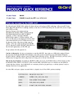 Preview for 1 page of Patton electronics ipRocketLink 3086FR Quick Reference