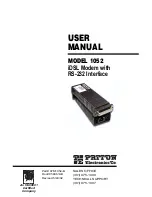 Patton electronics OnSite 1052 Series User Manual preview