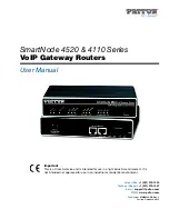 Preview for 1 page of Patton electronics SmartNode 4520 Series User Manual