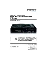 Patton FiberPlex FPX6000 Series Quick Start Manual preview