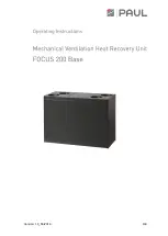 Paul FOCUS 200 Base Operating Instructions Manual preview