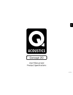Q Acoustics Concept 20 User Manual preview