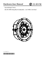 Preview for 1 page of Q-SYS AcousticDesign Series Hardware User Manual