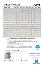 Preview for 4 page of QA OCEANAIRE PWC60 Engineering, Installation And Service Manual