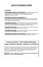 Preview for 8 page of QA OCEANAIRE PWC60 Engineering, Installation And Service Manual