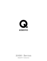 Предварительный просмотр 1 страницы QAcoustics 3010i Owner'S Manual