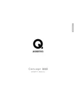 QAcoustics Concept 300 Owner'S Manual preview