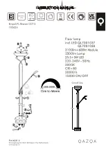 Preview for 1 page of Qazqa Empoli FL Bronze CCT 2 Instruction Manual