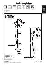 Qazqa Flint FL 3 Black Instruction Manual preview