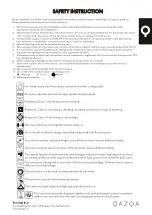 Preview for 2 page of Qazqa Parte FL Black Instruction Manual