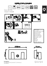 Qazqa Simon WL 2 PIR Instruction Manual preview