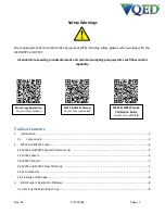 Предварительный просмотр 2 страницы QED MicroPurge MP25 Operation Manual