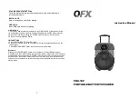 QFX PBX-12P Instruction Manual preview