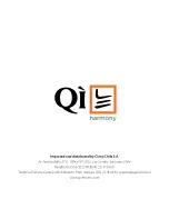 Preview for 11 page of Qi Harmony User Manual