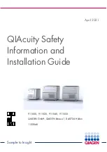 Предварительный просмотр 1 страницы Qiagen QIAcuity 911000 Information And Installation Manual