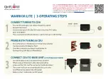 Предварительный просмотр 1 страницы QinFLOW Warrior Lite Quick Reference Sheet