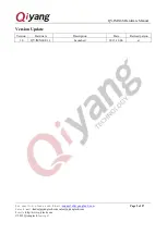 Предварительный просмотр 2 страницы Qiyang QY-IMX6S Hardware Manual