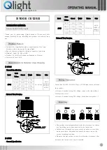 Preview for 1 page of Qlight S100S Operating Manual