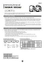 Preview for 1 page of Qlight S80AR Manual