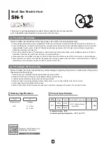 Preview for 1 page of Qlight SN-1 Manual