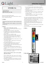 Предварительный просмотр 1 страницы Qlight ST45ML-Ex Operating Manual