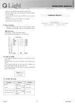 Предварительный просмотр 3 страницы Qlight ST45ML-Ex Operating Manual