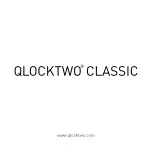 Preview for 1 page of QLOCKTWO CLASSIC Manual