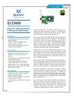 Qlogic QLE2460 Datasheet preview