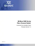 Qlogic SANbox 5600 Series Interface Manual preview