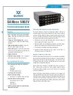 Qlogic SANbox 5802V Supplementary Manual preview