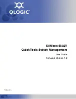 Qlogic SANbox 5802V User Manual preview